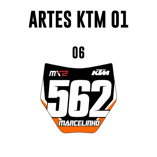 Adesivo Mini Plate - KTM 01 – CMX Graphics - Brasil