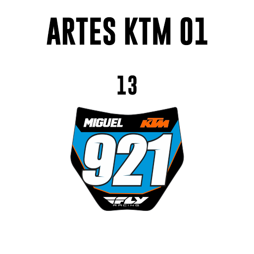 Adesivo Mini Plate - KTM 01 – CMX Graphics - Brasil