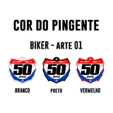 Pingente Mini Plate - Biker