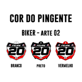 Pingente Mini Plate - Biker