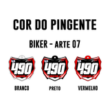 Pingente Mini Plate - Biker