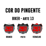 Pingente Mini Plate - Biker