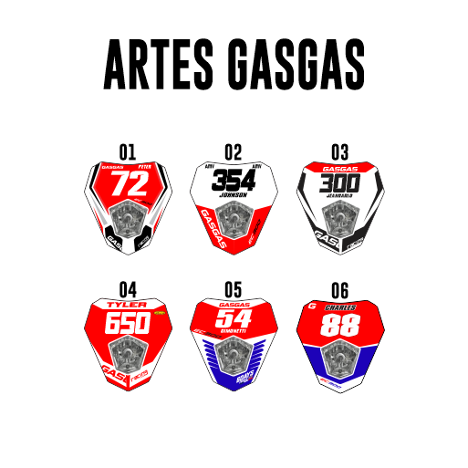 Adesivo Mini Plate - Gasgas