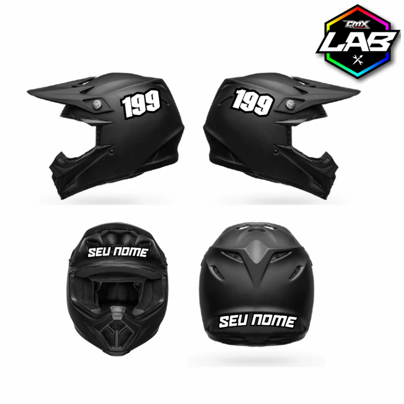 Adesivos para Capacete Personalizados