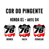 Pingente Mini Plate - Honda 01