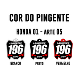 Pingente Mini Plate - Honda 01