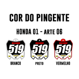 Pingente Mini Plate - Honda 01