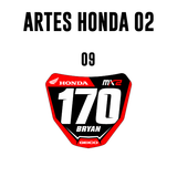 Adesivo Mini Plate - Honda 02