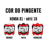 Pingente Mini Plate - Honda 01