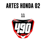 Adesivo Mini Plate - Honda 02