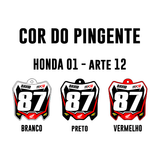 Pingente Mini Plate - Honda 01