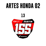 Adesivo Mini Plate - Honda 02