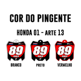 Pingente Mini Plate - Honda 01