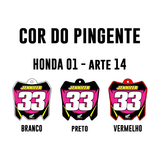Pingente Mini Plate - Honda 01