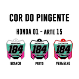 Pingente Mini Plate - Honda 01