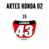 Adesivo Mini Plate - Honda 02