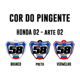 Pingente Mini Plate - Honda 02