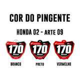 Pingente Mini Plate - Honda 02