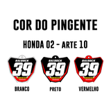 Pingente Mini Plate - Honda 02