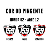 Pingente Mini Plate - Honda 02