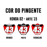 Pingente Mini Plate - Honda 02