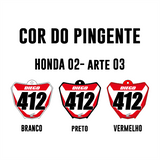 Pingente Mini Plate - Honda 02