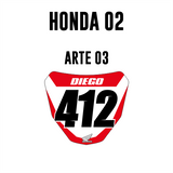 Adesivo Mini Plate - Honda 02