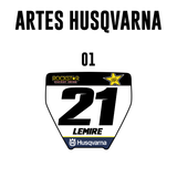 Adesivo Mini Plate - Husqvarna