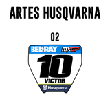 Adesivo Mini Plate - Husqvarna