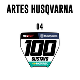 Adesivo Mini Plate - Husqvarna