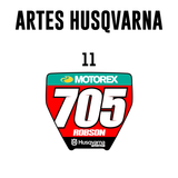 Adesivo Mini Plate - Husqvarna