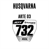 Adesivo Mini Plate - Husqvarna