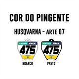 Pingente Mini Plate - Husqvarna
