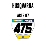 Adesivo Mini Plate - Husqvarna