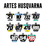 Adesivo Mini Plate - Husqvarna