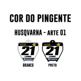 Pingente Mini Plate - Husqvarna