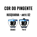 Pingente Mini Plate - Husqvarna