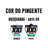 Pingente Mini Plate - Husqvarna