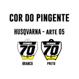 Pingente Mini Plate - Husqvarna