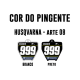 Pingente Mini Plate - Husqvarna