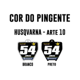 Pingente Mini Plate - Husqvarna