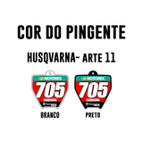 Pingente Mini Plate - Husqvarna