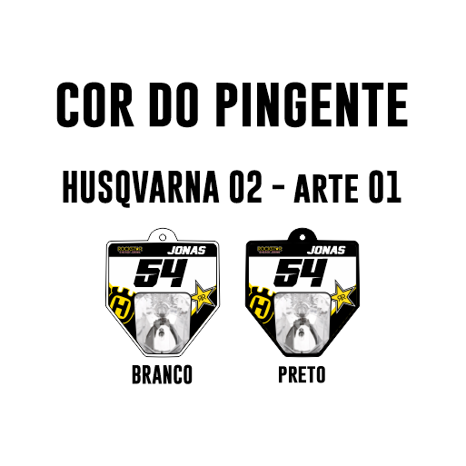 Pingente Mini Plate - Husqvarna 02