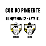 Pingente Mini Plate - Husqvarna 02