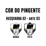 Pingente Mini Plate - Husqvarna 02