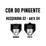 Pingente Mini Plate - Husqvarna 02