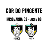 Pingente Mini Plate - Husqvarna 02