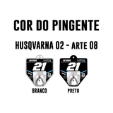 Pingente Mini Plate - Husqvarna 02