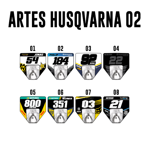 Adesivo Mini Plate - Husqvarna 02