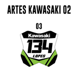 Adesivo Mini Plate - Kawasaki 02